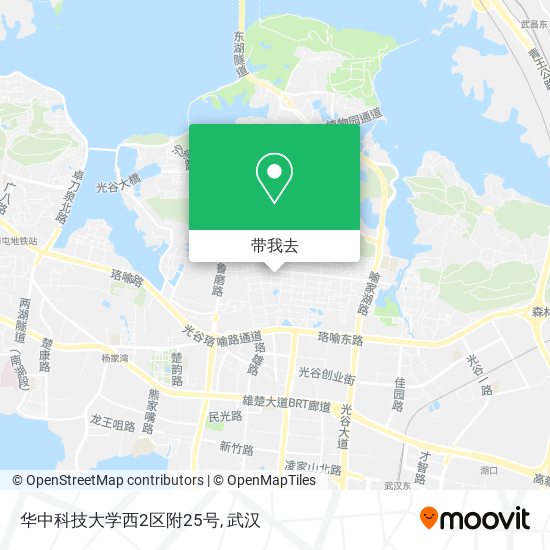华中科技大学西2区附25号地图