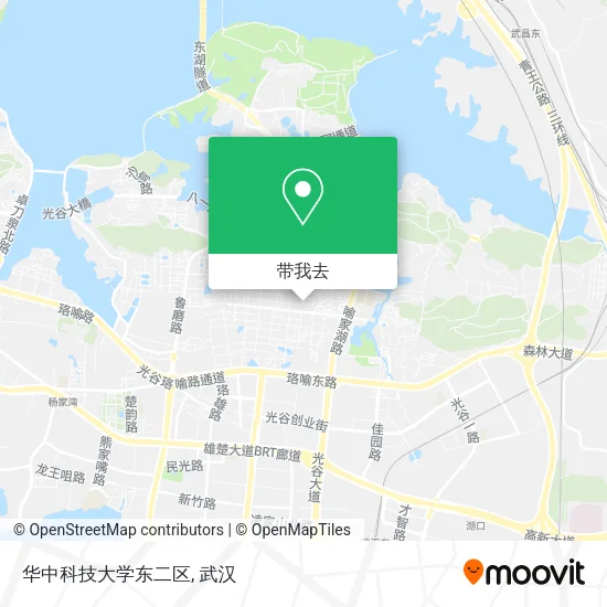 华中科技大学东二区地图