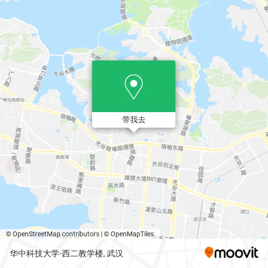 华中科技大学-西二教学楼地图
