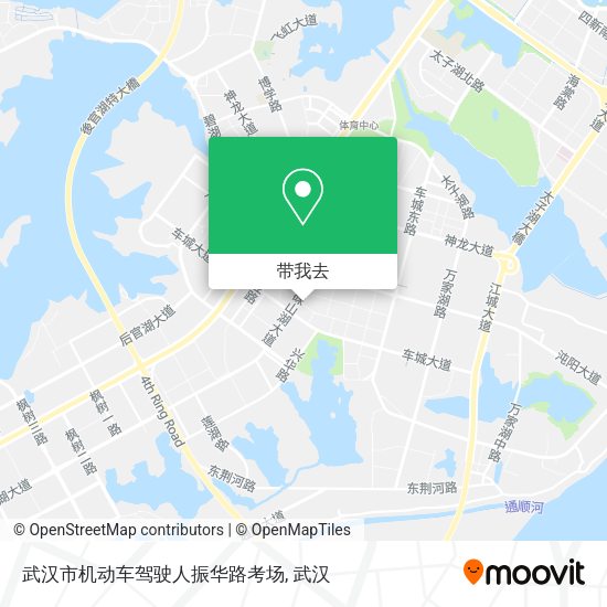 武汉市机动车驾驶人振华路考场地图