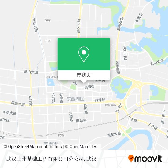 武汉山州基础工程有限公司分公司地图