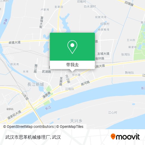 武汉市思革机械修理厂地图