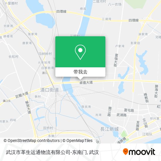 武汉市革生运通物流有限公司-东南门地图