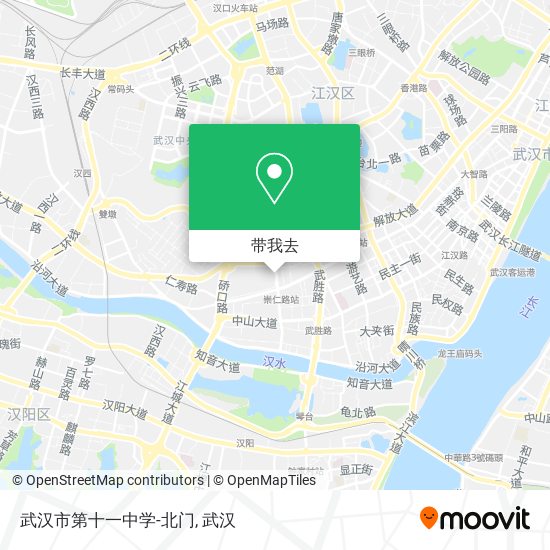 武汉市第十一中学-北门地图