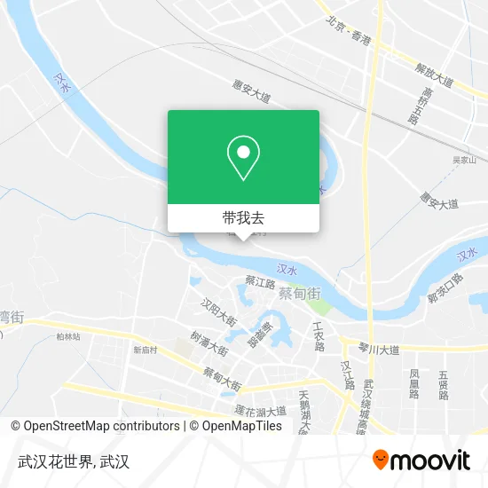 武汉花世界地图