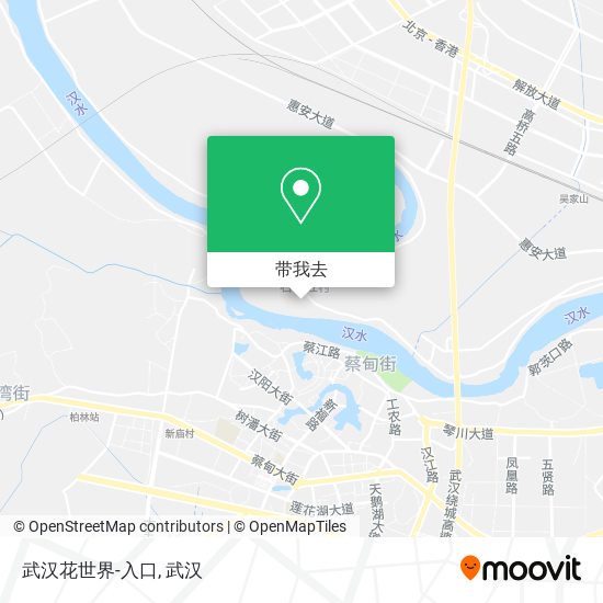 武汉花世界-入口地图