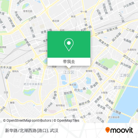 新华路/北湖西路(路口)地图