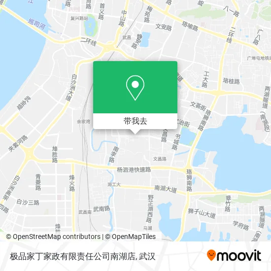 极品家丁家政有限责任公司南湖店地图