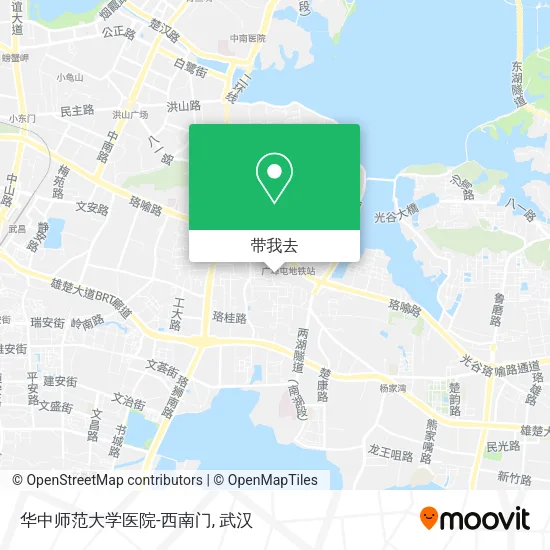 华中师范大学医院-西南门地图