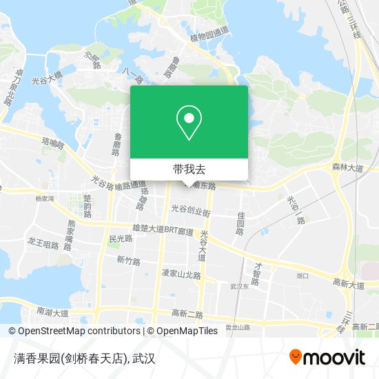 满香果园(剑桥春天店)地图