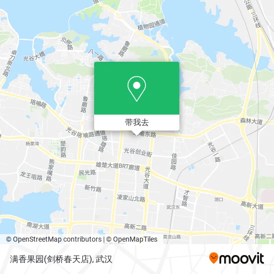 满香果园(剑桥春天店)地图