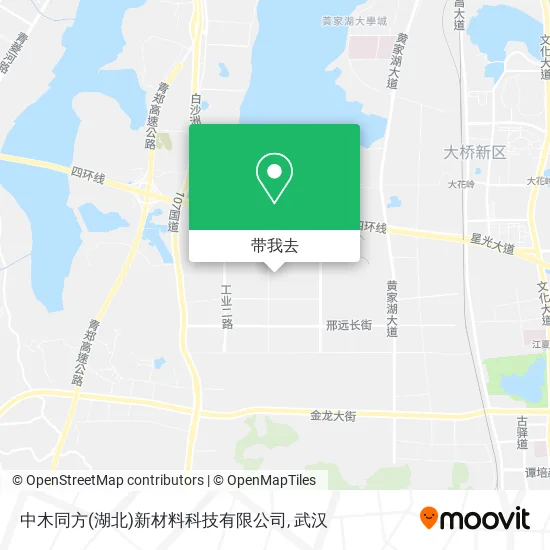 中木同方(湖北)新材料科技有限公司地图