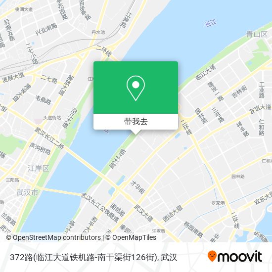 372路(临江大道铁机路-南干渠街126街)地图