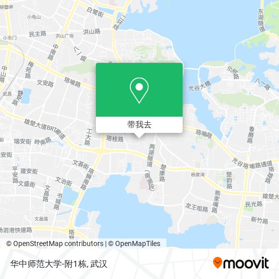 华中师范大学-附1栋地图