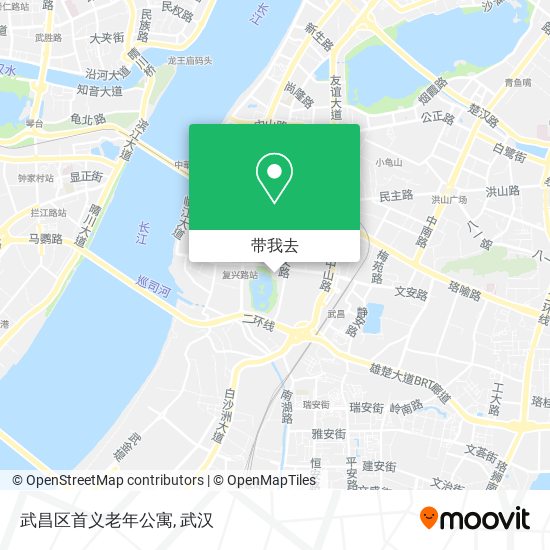 武昌区首义老年公寓地图