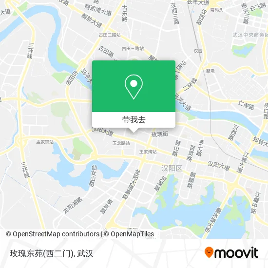 玫瑰东苑(西二门)地图