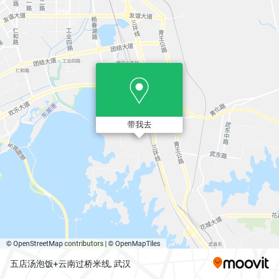 五店汤泡饭+云南过桥米线地图