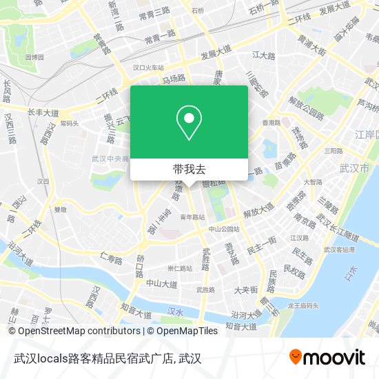 武汉locals路客精品民宿武广店地图