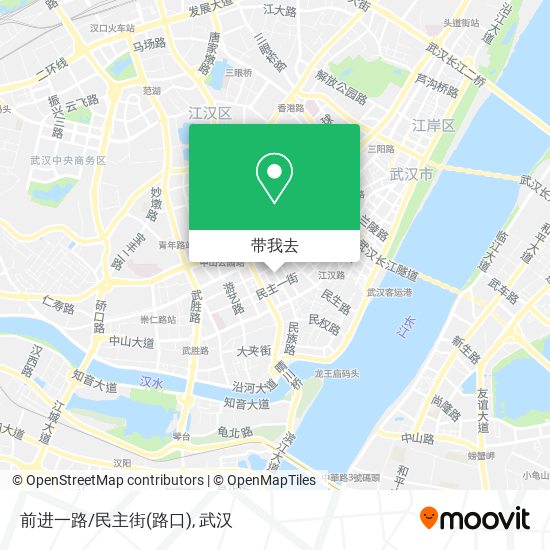前进一路/民主街(路口)地图