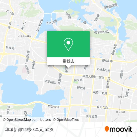 华城新都14栋-3单元地图