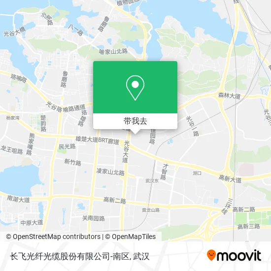 长飞光纤光缆股份有限公司-南区地图