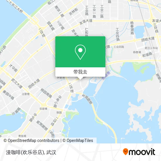 漫咖啡(欢乐谷店)地图