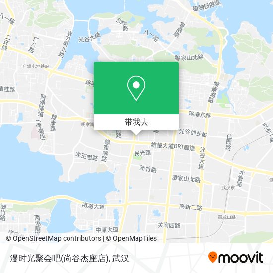 漫时光聚会吧(尚谷杰座店)地图