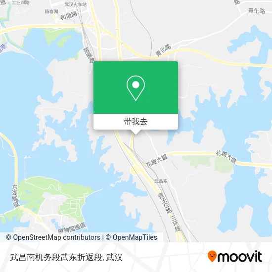 武昌南机务段武东折返段地图