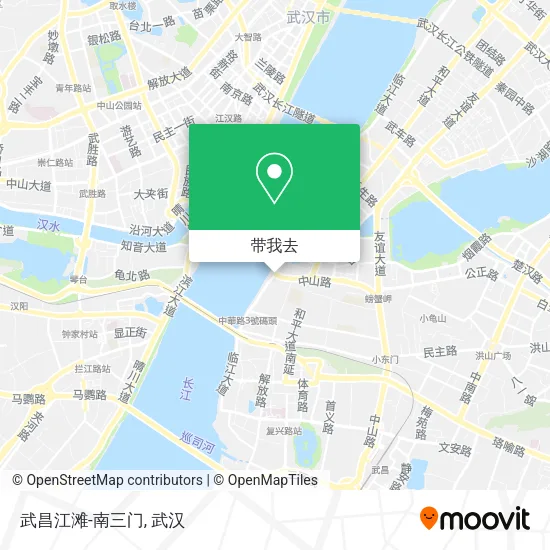 武昌江滩-南三门地图