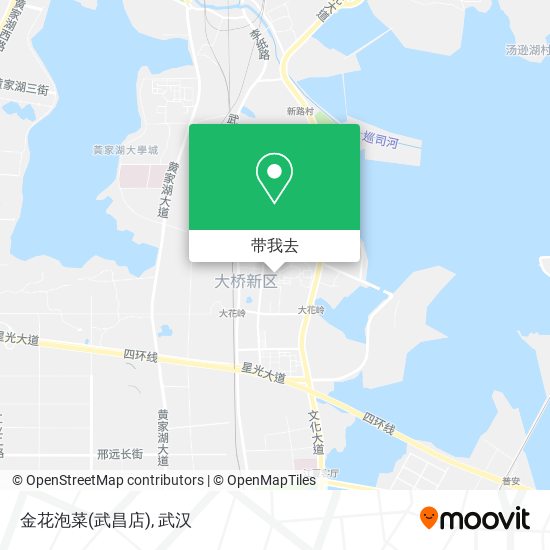 金花泡菜(武昌店)地图