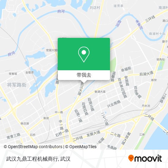 武汉九鼎工程机械商行地图