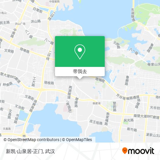 新凯·山泉居-正门地图