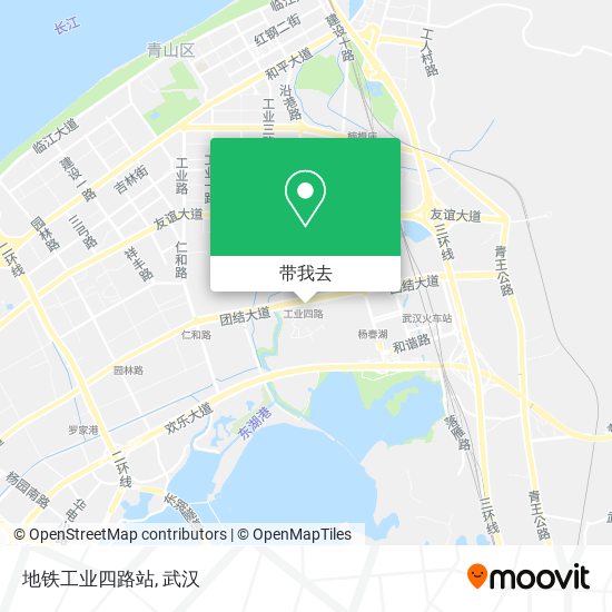 地铁工业四路站地图