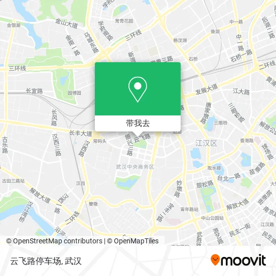 云飞路停车场地图