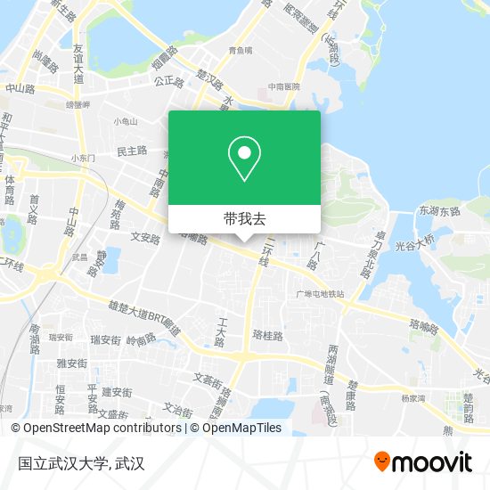 国立武汉大学地图