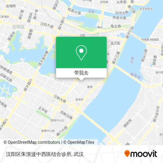 汉阳区朱浪波中西医结合诊所地图