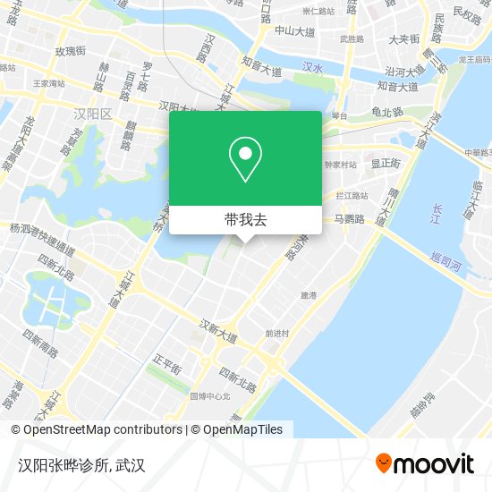 汉阳张晔诊所地图