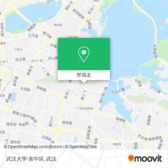 武汉大学-东中区地图