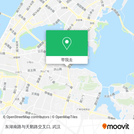 东湖南路与天鹅路交叉口地图