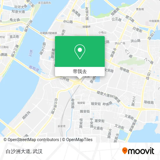 白沙洲大道地图