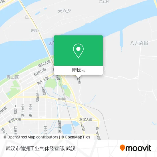 武汉市德洲工业气休经营部地图