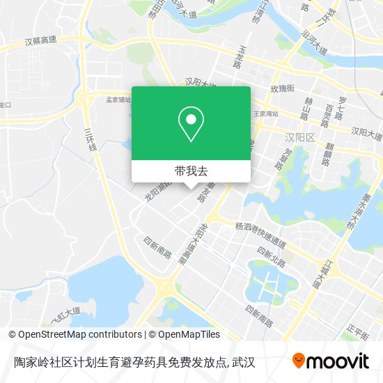 陶家岭社区计划生育避孕药具免费发放点地图