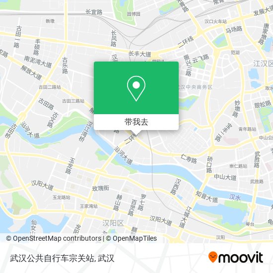 武汉公共自行车宗关站地图