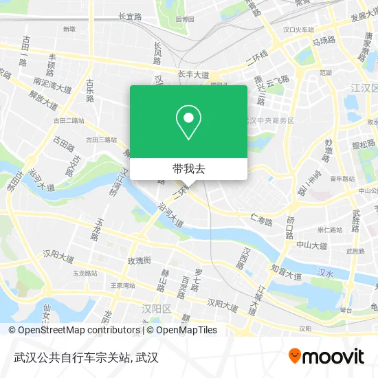 武汉公共自行车宗关站地图