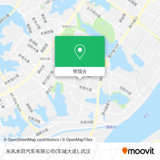 东风本田汽车有限公司(车城大道)地图