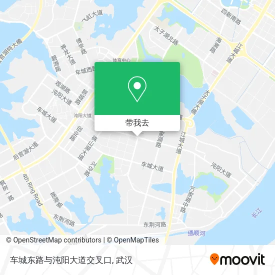 车城东路与沌阳大道交叉口地图