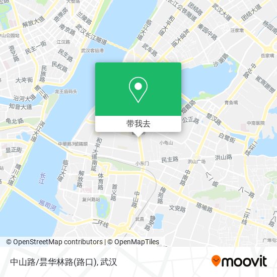 中山路/昙华林路(路口)地图