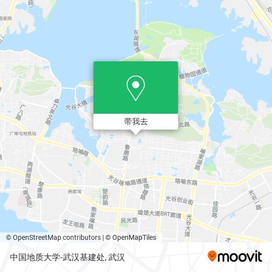 中国地质大学-武汉基建处地图