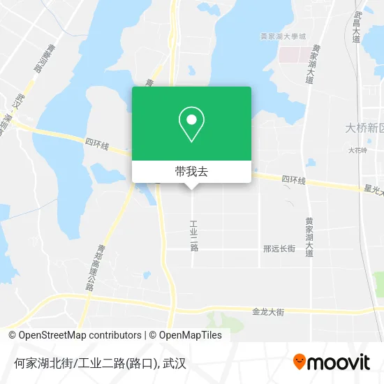 何家湖北街/工业二路(路口)地图