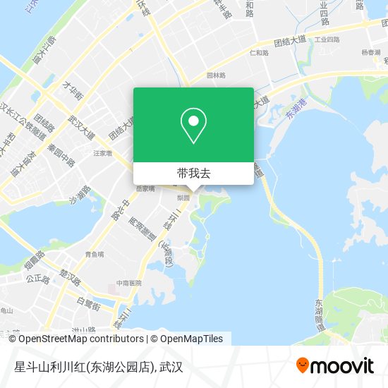 星斗山利川红(东湖公园店)地图